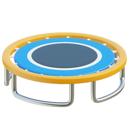 Trampolín redondo  3D Icon