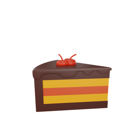 Tranche de gâteau  3D Icon