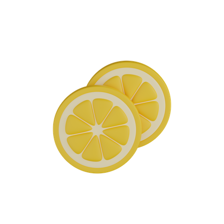 Tranches de citrons  3D Icon