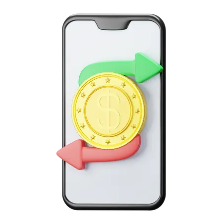 Transfert d'argent  3D Icon