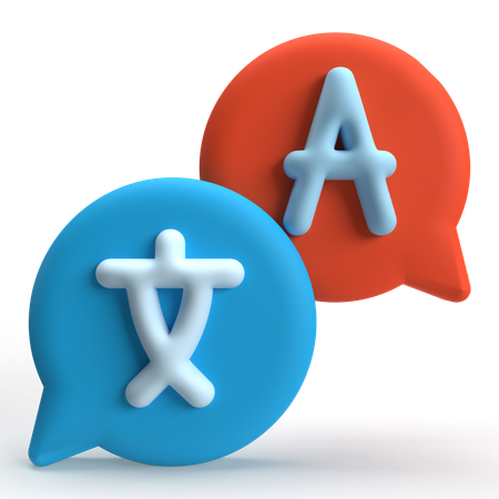 Translator  3D Icon