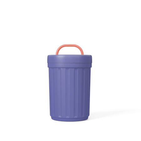 Trash Bin  3D Icon