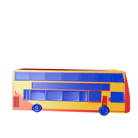 Travel Bus  3D Icon