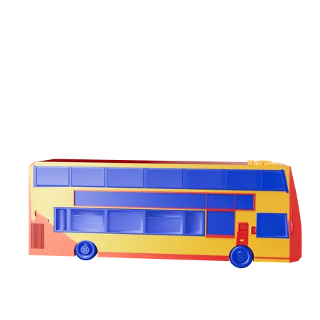 Travel Bus  3D Icon