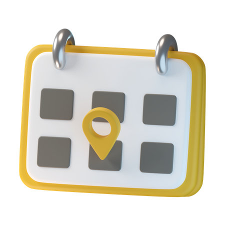 Travel Calendar  3D Icon