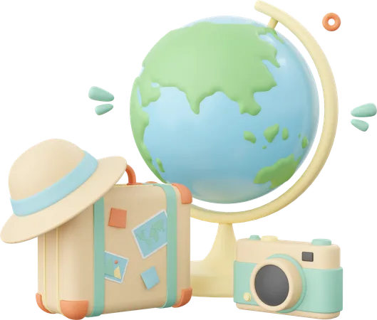 Travel essentials  3D Icon