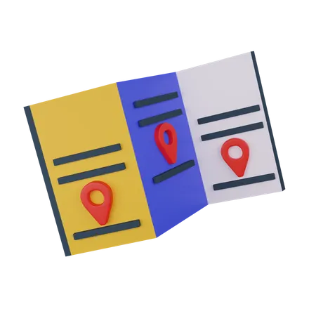 Travel guide  3D Icon