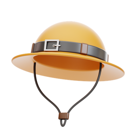 Travel Hat  3D Icon