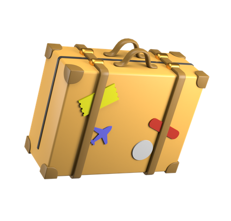 Travel Suitcase  3D Icon