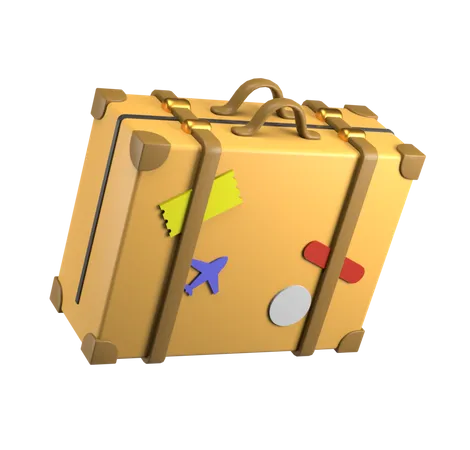 Travel Suitcase  3D Icon