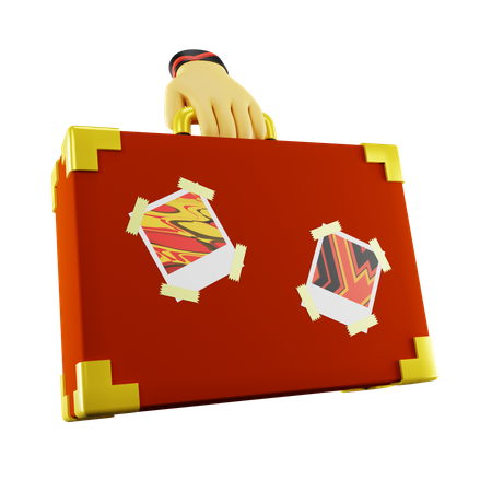 Travel Suitcase  3D Icon