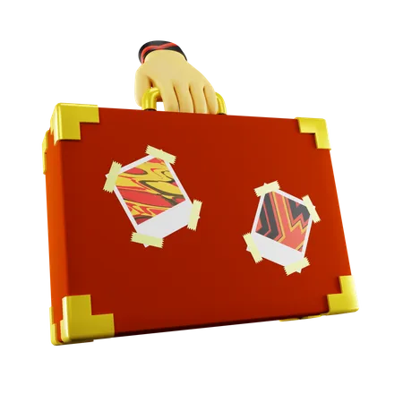 Travel Suitcase  3D Icon