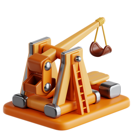 Trebuchet  3D Icon