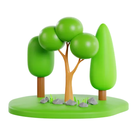 Trees  3D Icon