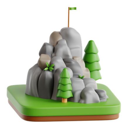 Trekking  3D Icon