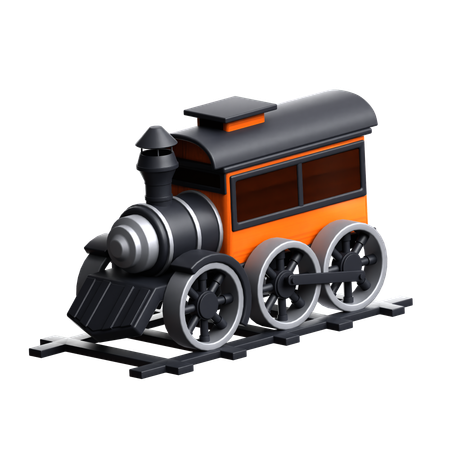 Trem  3D Icon