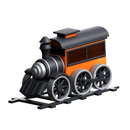 Trem  3D Icon