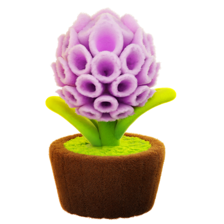 Flores de trevo  3D Icon