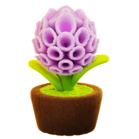 Flores de trevo  3D Icon