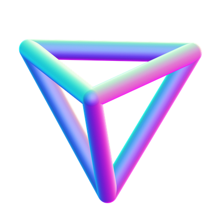 Filaire triangulaire  3D Icon