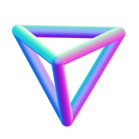 Filaire triangulaire  3D Icon