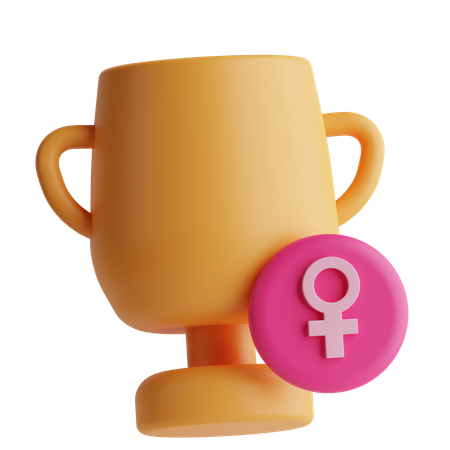 Trofeo de mujeres  3D Icon