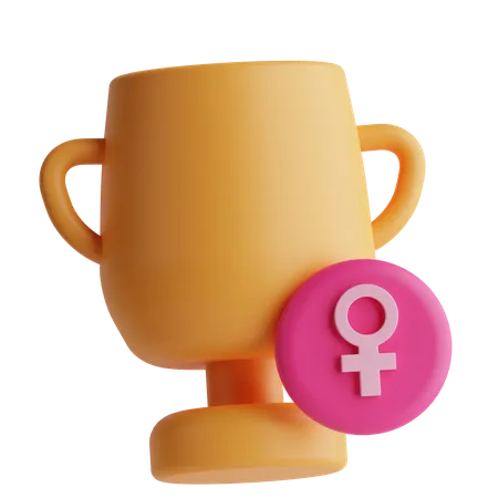 Trofeo de mujeres  3D Icon