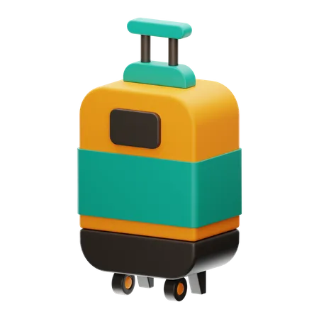 Trolley Bag  3D Icon