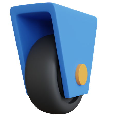 Trolley Wheel  3D Icon