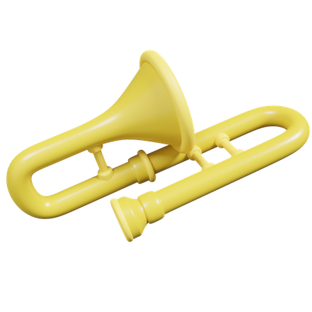 Trombone  3D Icon