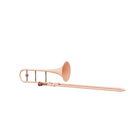 Trombone  3D Icon