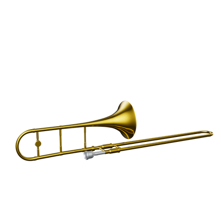 Trombone  3D Icon