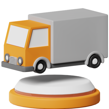 Truck Delivery  3D Icon