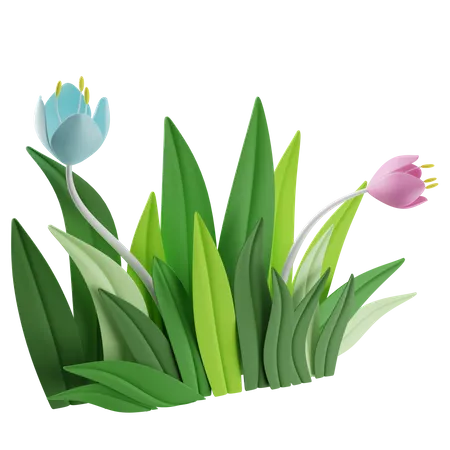 Tulpe Blume  3D Icon