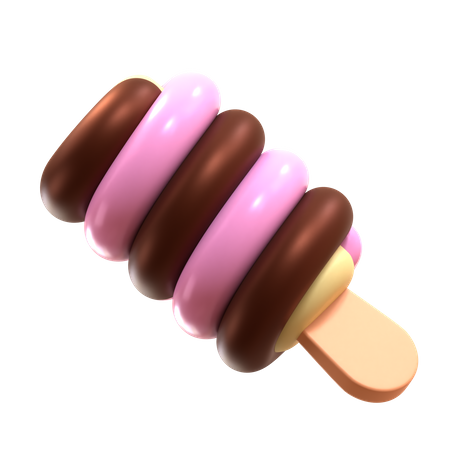 Twisted Ice Cream  3D Icon