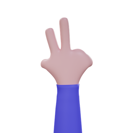 Two Hand Gesture  3D Icon