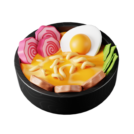 Udon Noodles Japanese Food  3D Icon