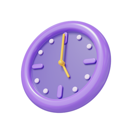 Uhr  3D Icon