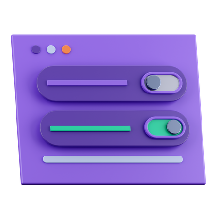 Ui Panel  3D Icon