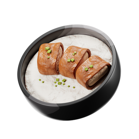 Unagi Chazuke Japanese Food  3D Icon