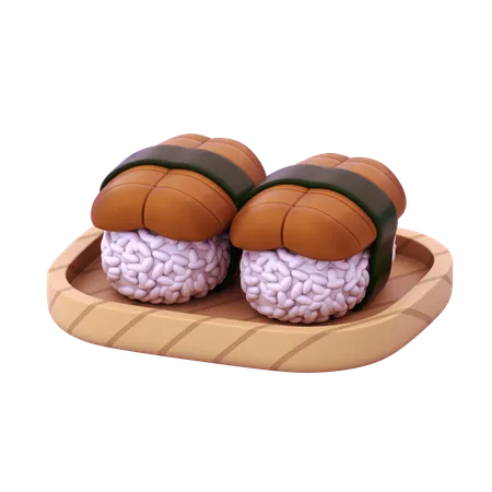 Unagi Nigiri  3D Icon