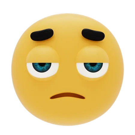 Unamused Emoji  3D Icon