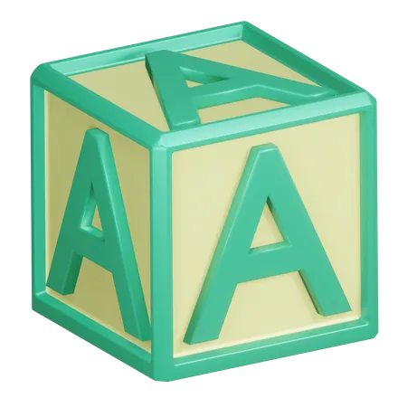 Une lettre de l'alphabet  3D Icon