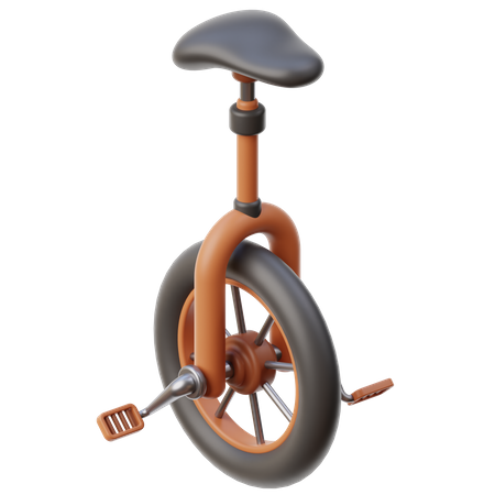 Unicycle  3D Icon