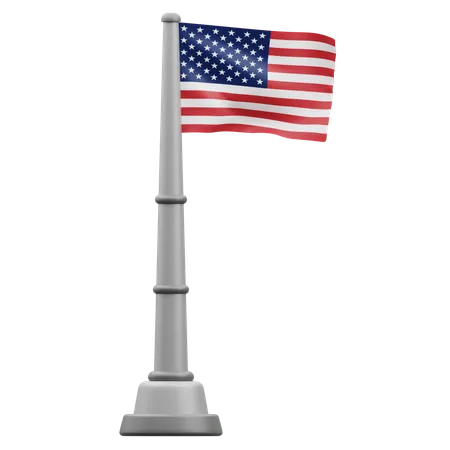 United States of America flag  3D Icon