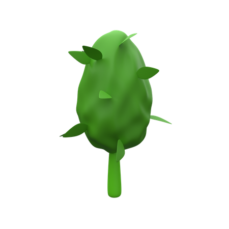 Unkraut Baum  3D Icon