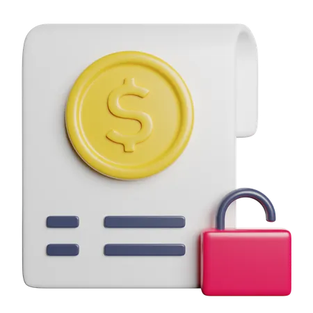 Unsecured Loan  3D Icon