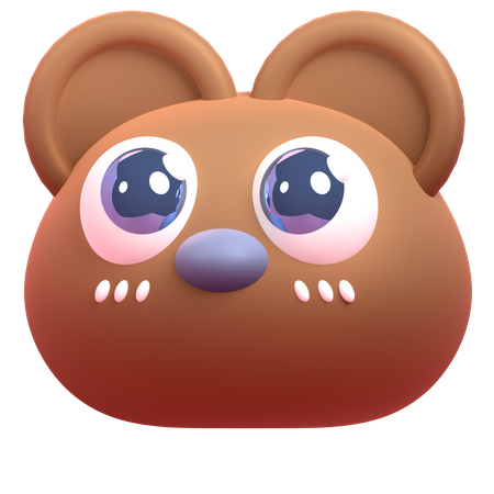 Urso  3D Icon