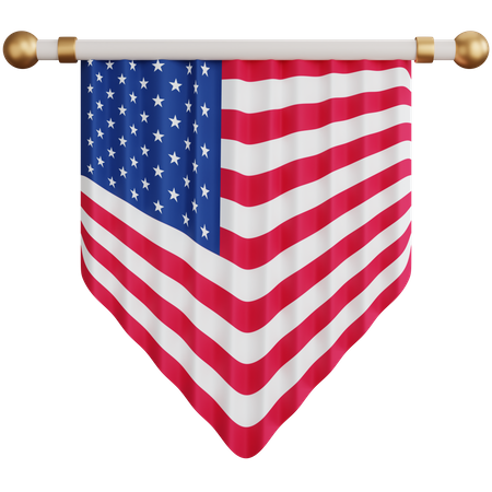 Usa Flag  3D Icon