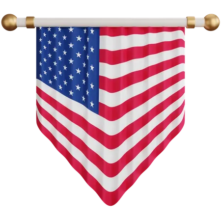 Usa Flag  3D Icon